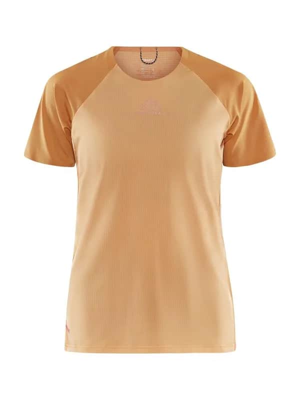 PRO Trail SS Tee W - Peach-Desert