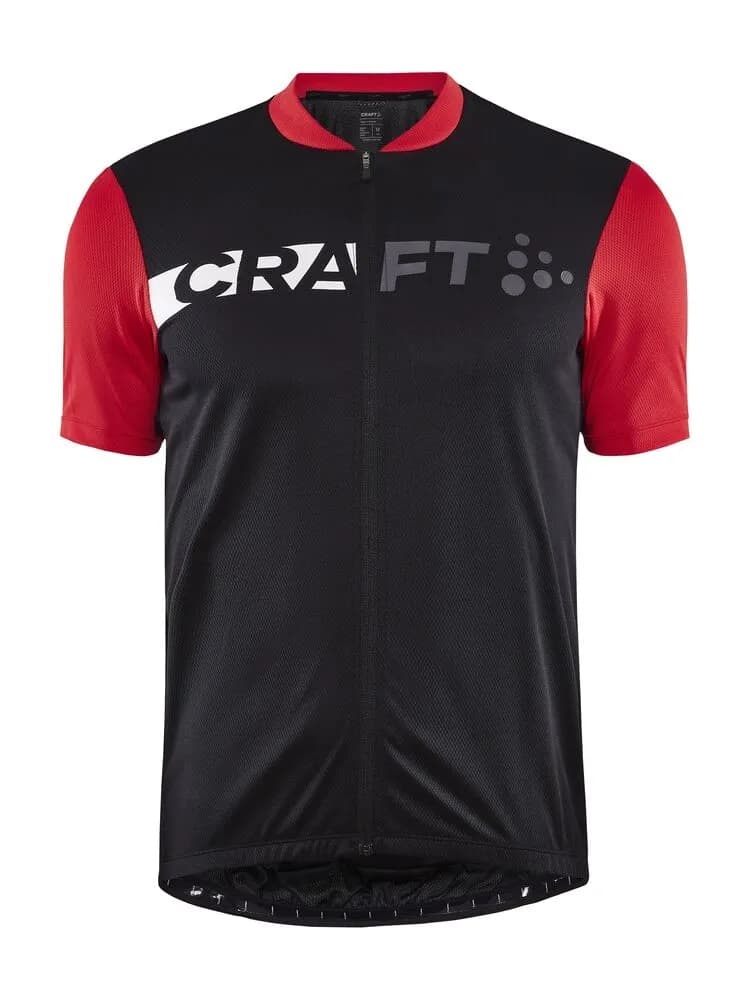Core Endur Logo Jersey M - Black/Bright Red