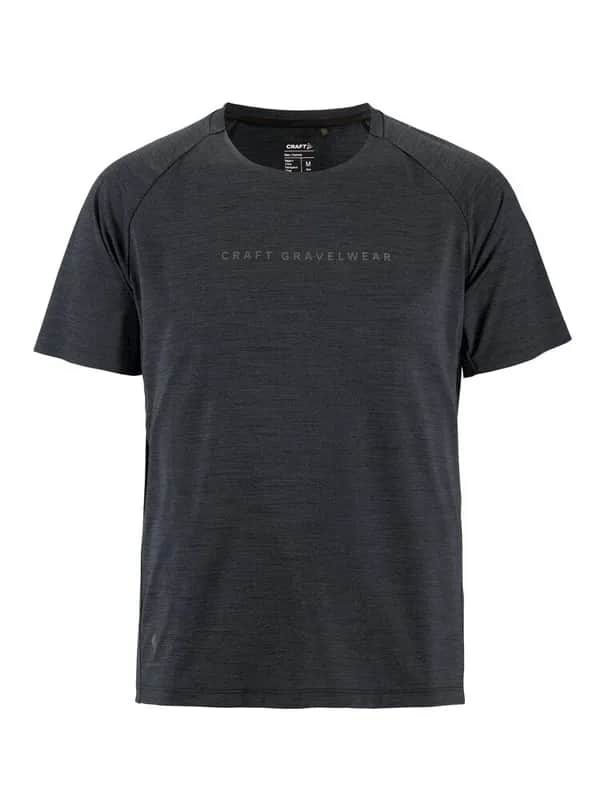 Adv Gravel Ss Tee M - Black/Granite