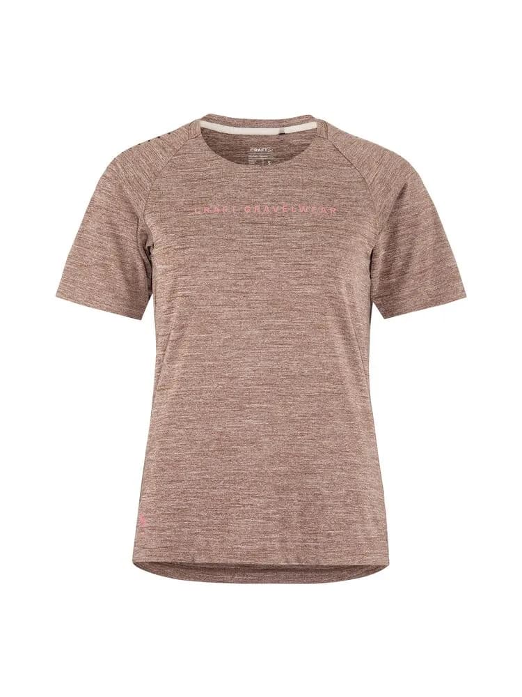Adv Gravel Ss Tee W - Rose Brown