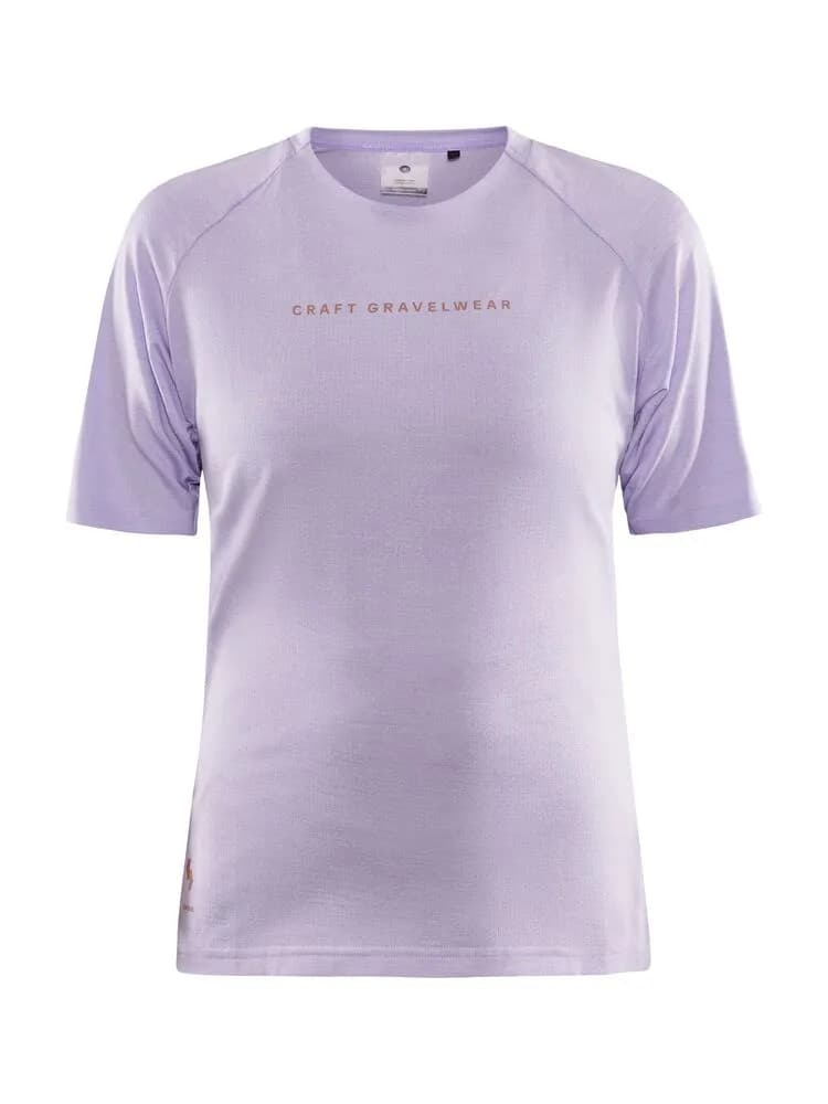 Adv Gravel Ss Tee W - Lavender/Melange