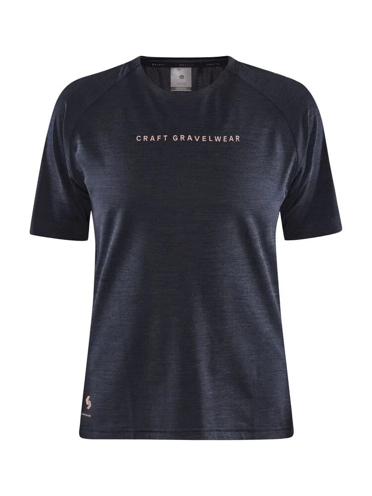 Adv Gravel Ss Tee W - Black/Melange