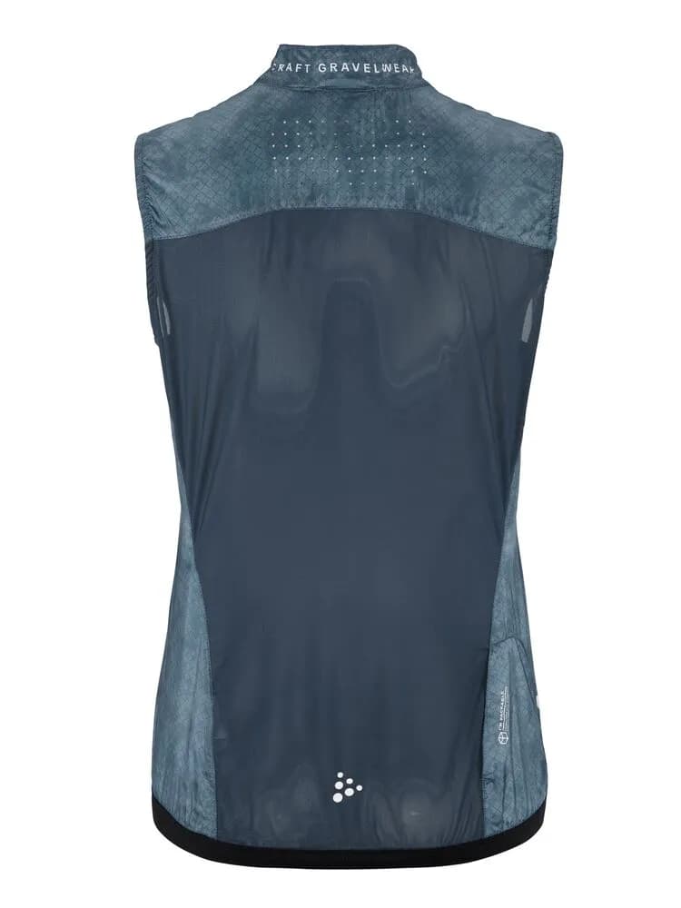 Pro Gravel Wind Vest W - Lake/Multi