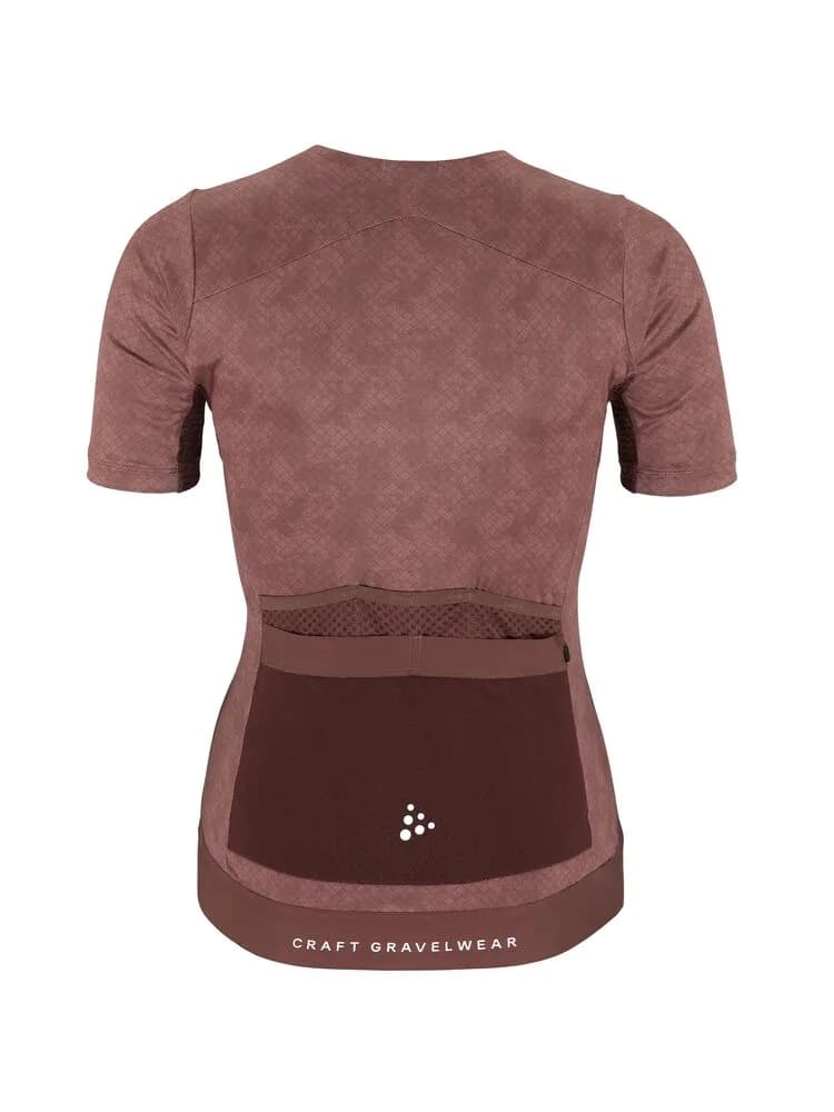 Pro Gravel Ss Jersey W - Rose Brown/Multi