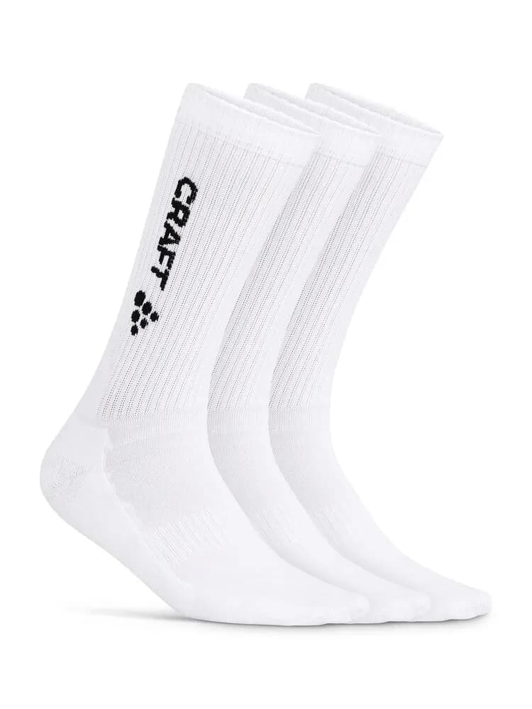 Progress Indoor 3-Pack Sock - White