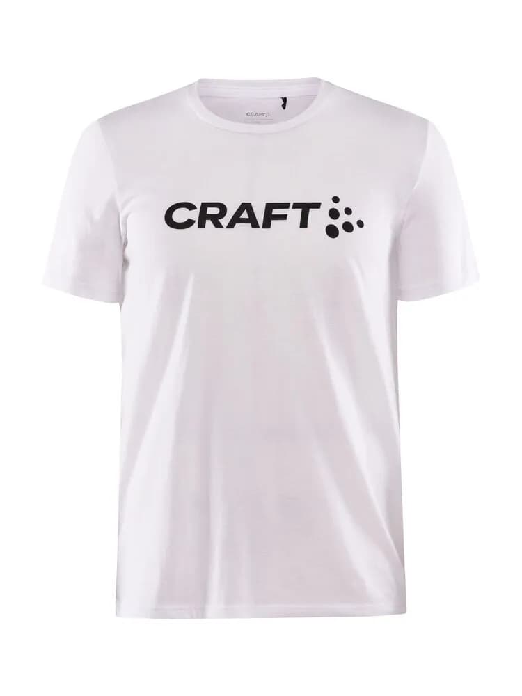 Community Logo SS Tee M - White Melange