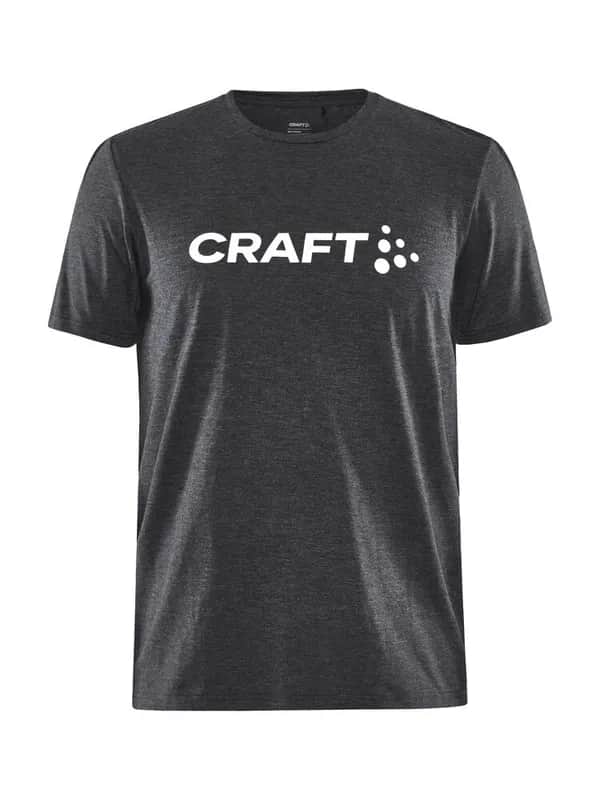 Community Logo SS Tee M - Black Melange