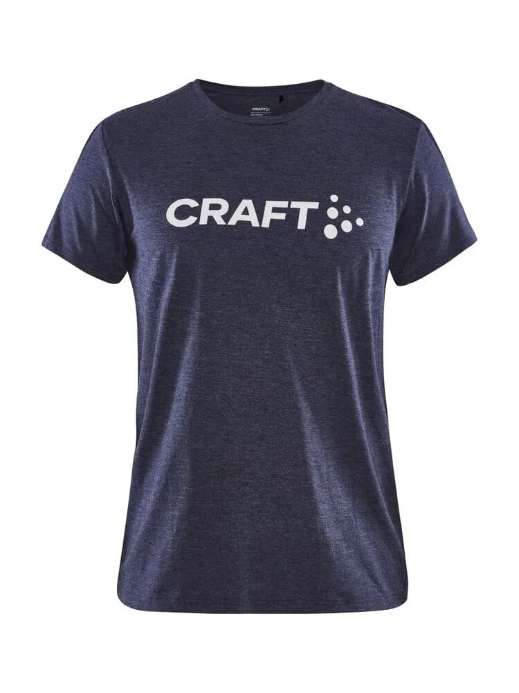 Community Logo SS Tee W - Navy/Melange