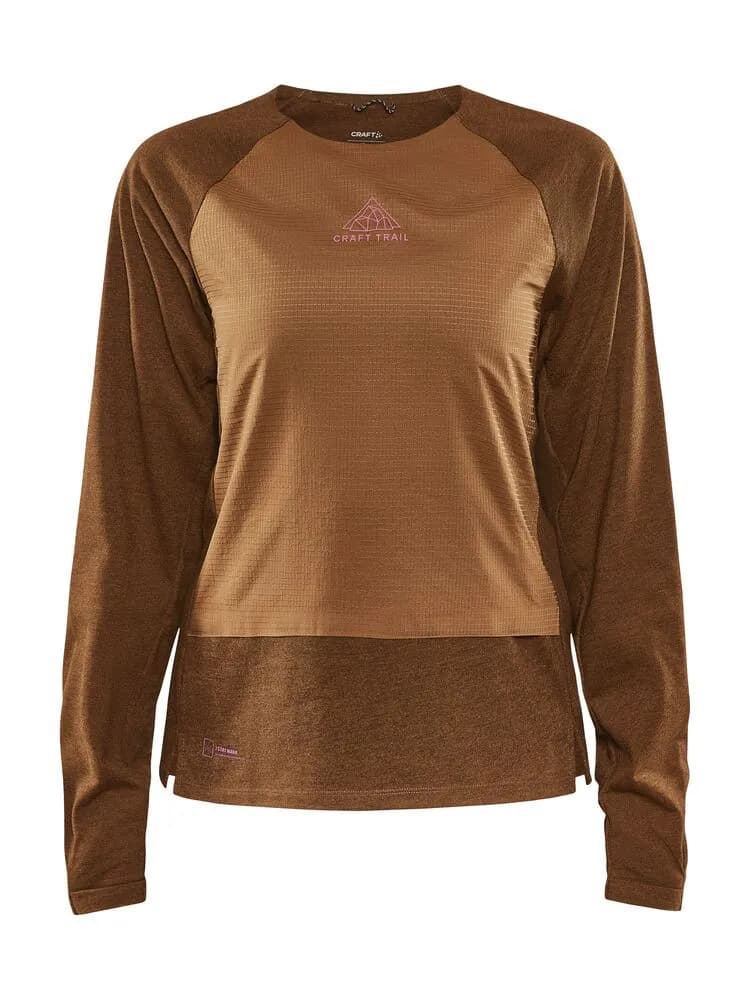 ADV Trail Wool Wind LS Tee W - Roots/Melange