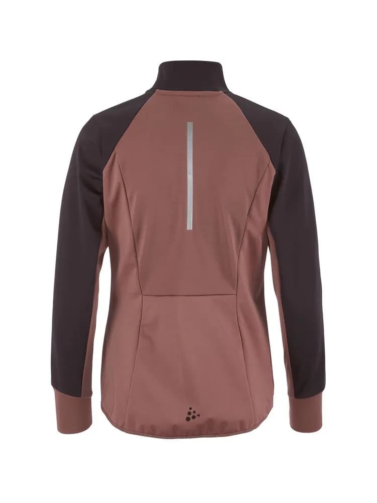 Core Nordic Training Jacket W - Rose Brown/Dk Plum