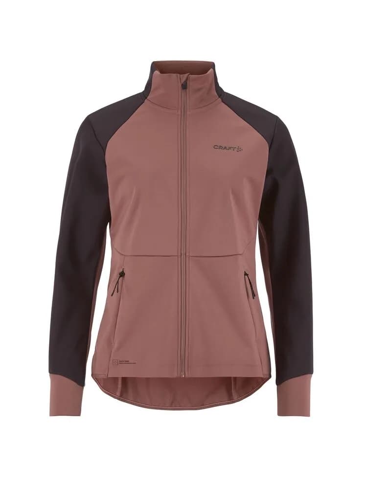 Core Nordic Training Jacket W - Rose Brown/Dk Plum
