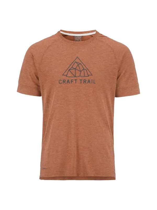 Adv Trail Wool Ss Tee M - Sequoia/Melange