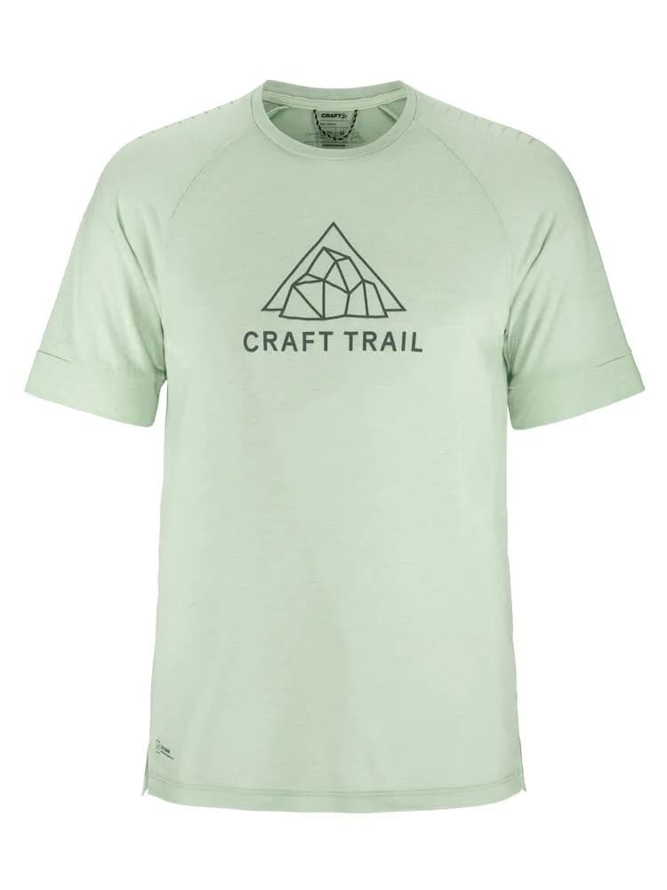 Adv Trail Wool Ss Tee M - Plexi Melange