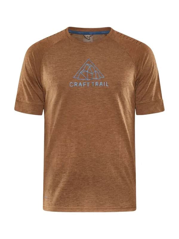 Adv Trail Wool Ss Tee M - Roots/Melange