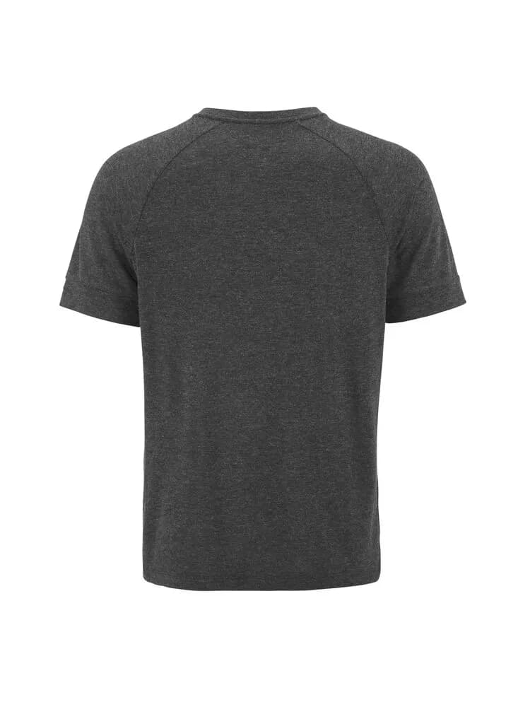 Adv Trail Wool Ss Tee M - Black Melange