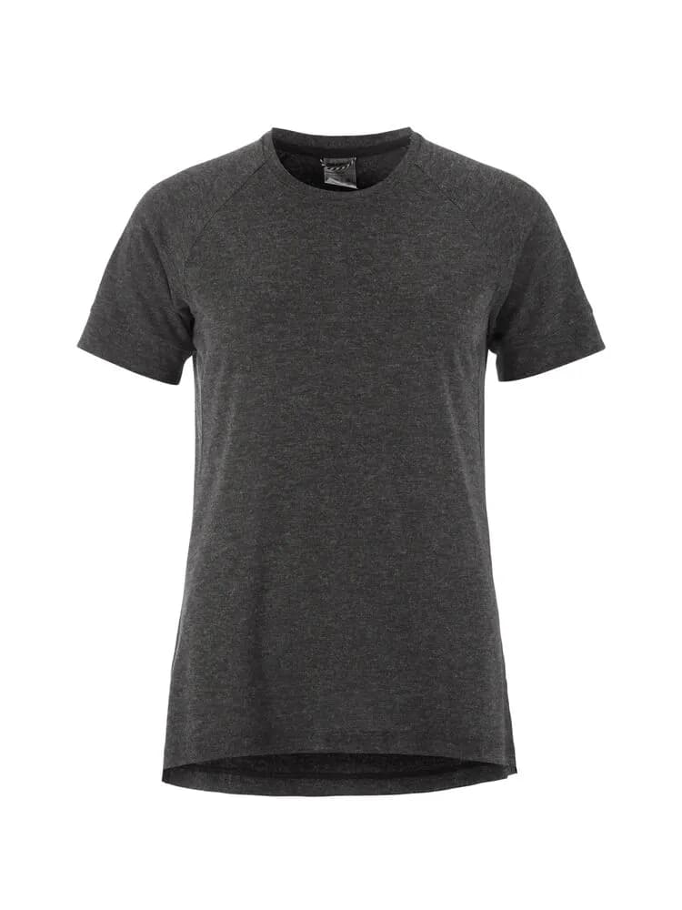 Adv Trail Wool Ss Tee W - Black/Melange