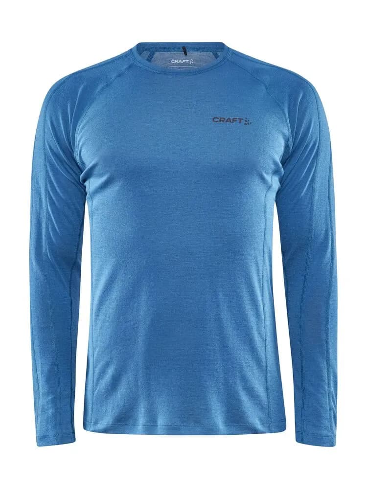 ADV Wool Merino RN LS M - Whale