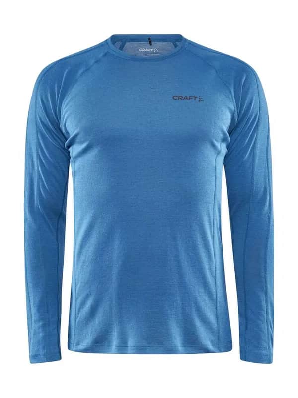 ADV Wool Merino RN LS M - Whale