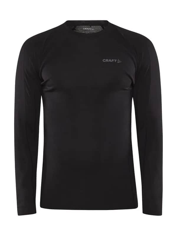 ADV Wool Merino RN LS M - Black