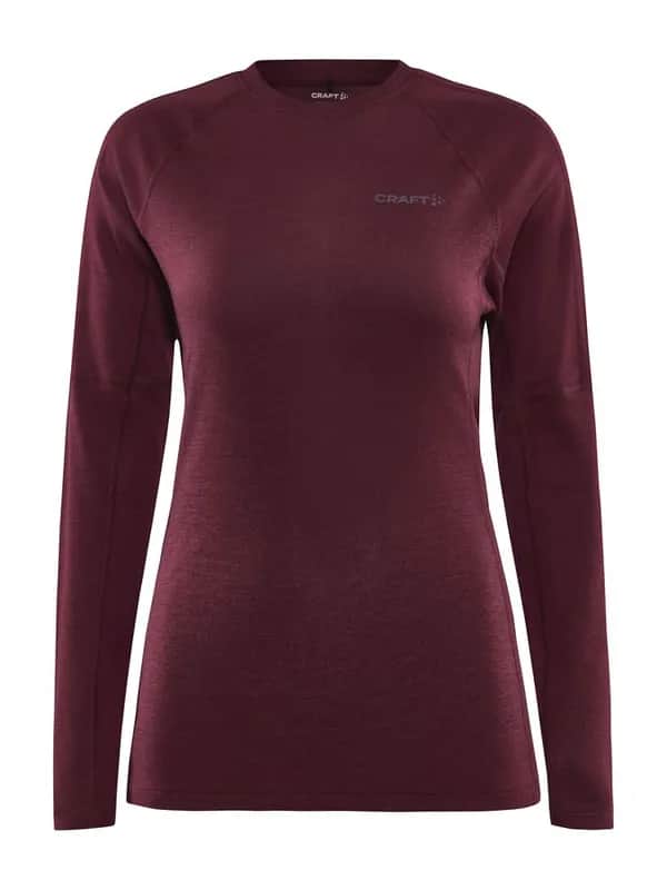 ADV Wool Merino RN LS W - Punsch
