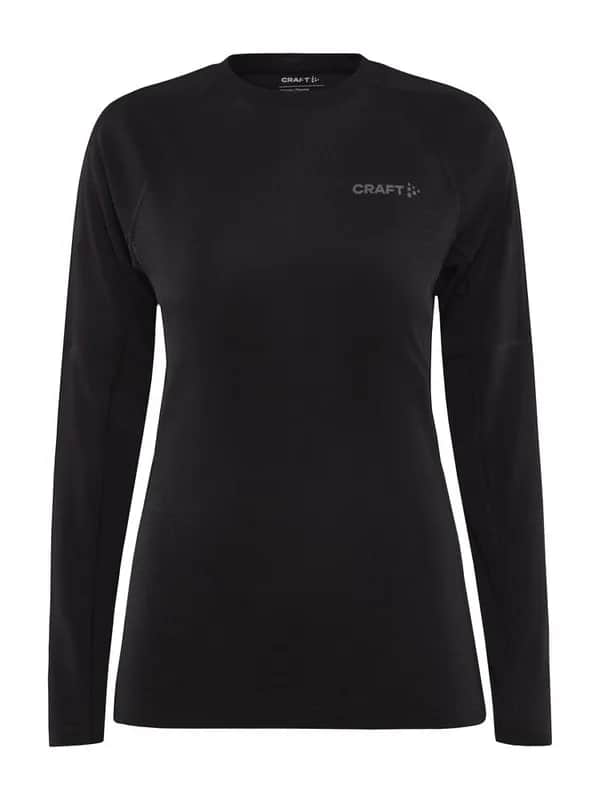 ADV Wool Merino RN LS W - Black