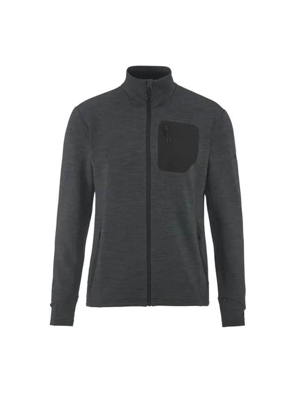 PRO Explore Wool Midlayer M - Black Melange