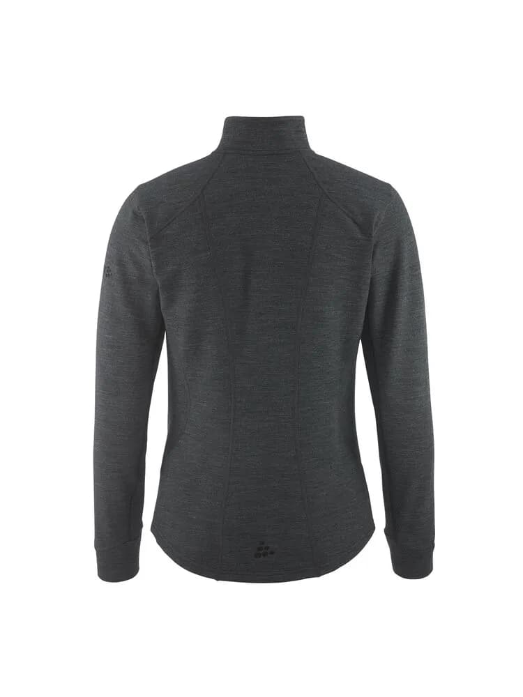 PRO Explore Wool Midlayer W - Black Melange