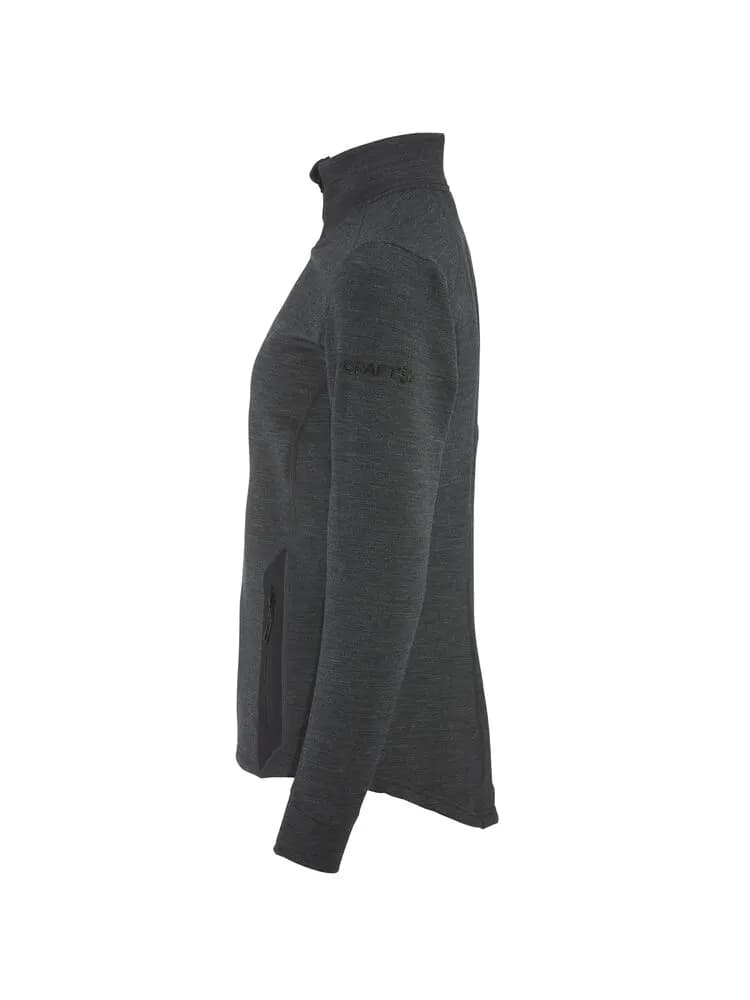 PRO Explore Wool Midlayer W - Black Melange