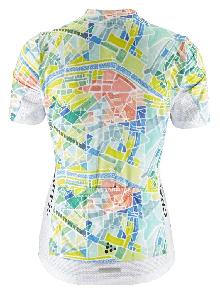 Adv Endur Graphic Jersey W - White/Multi