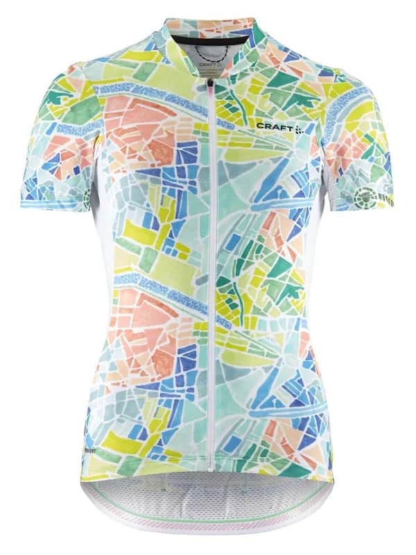 Adv Endur Graphic Jersey W - White/Multi