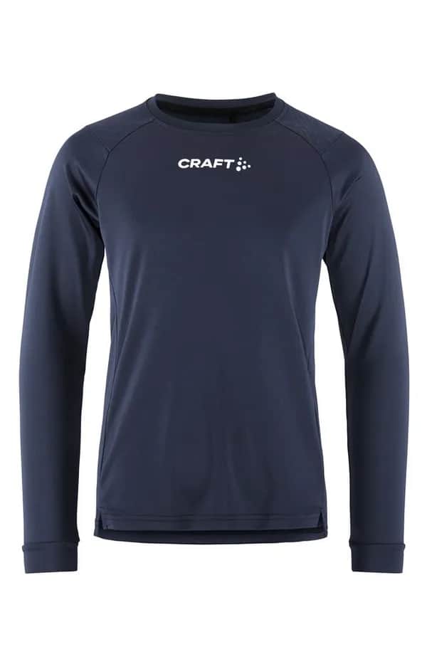 Rush 2.0 Ls Tee Jr - Navy