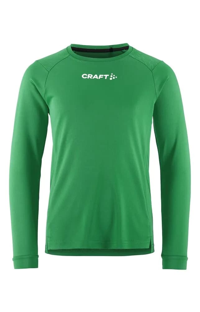Rush 2.0 Ls Tee Jr - Team Green