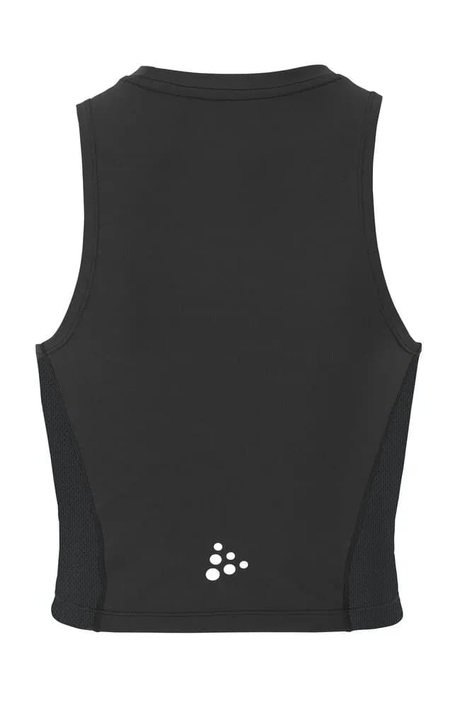Rush 2.0 Crop Singlet W - Black
