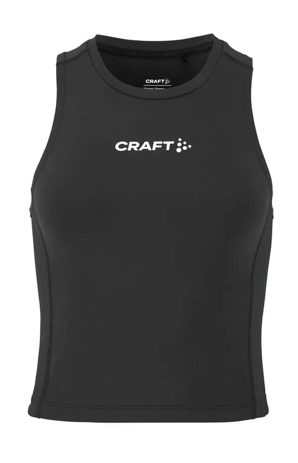 Rush 2.0 Crop Singlet W - Black