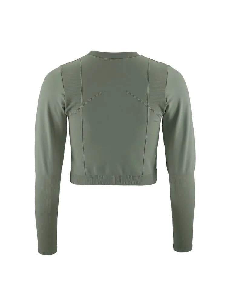 ADV Tone Seamless Cropped Ls Top W