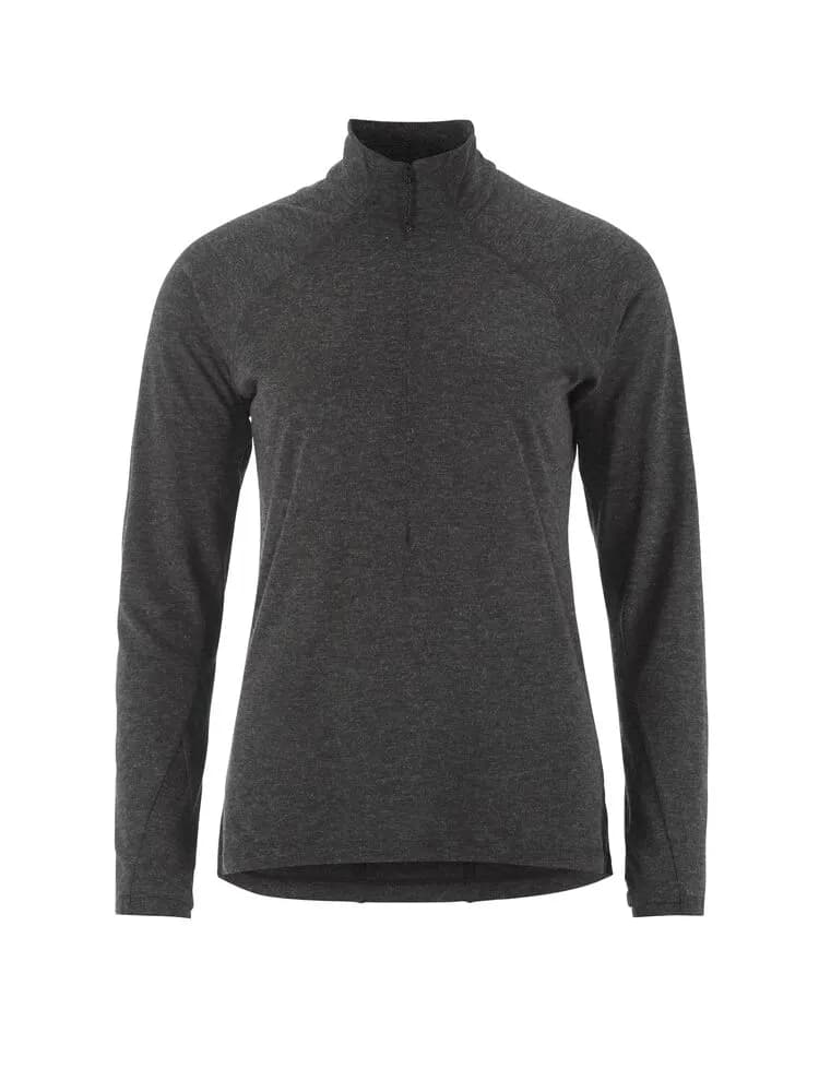 Adv Subz Wool Ls Tee 3 W - Black Melange