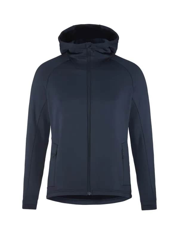 Adv Explore Power Fleece Hood Jkt M - Blaze