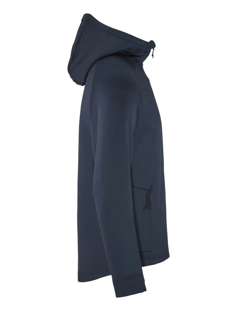 Adv Explore Power Fleece Hood Jkt M - Blaze