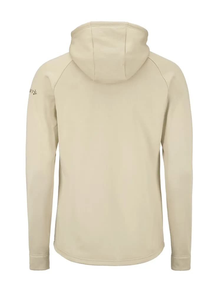 Adv Explore Power Fleece Hood Jkt M - Hay