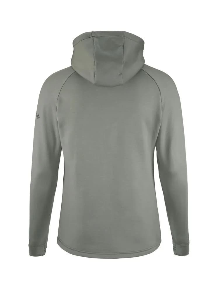 Adv Explore Power Fleece Hood Jkt M - Leaf