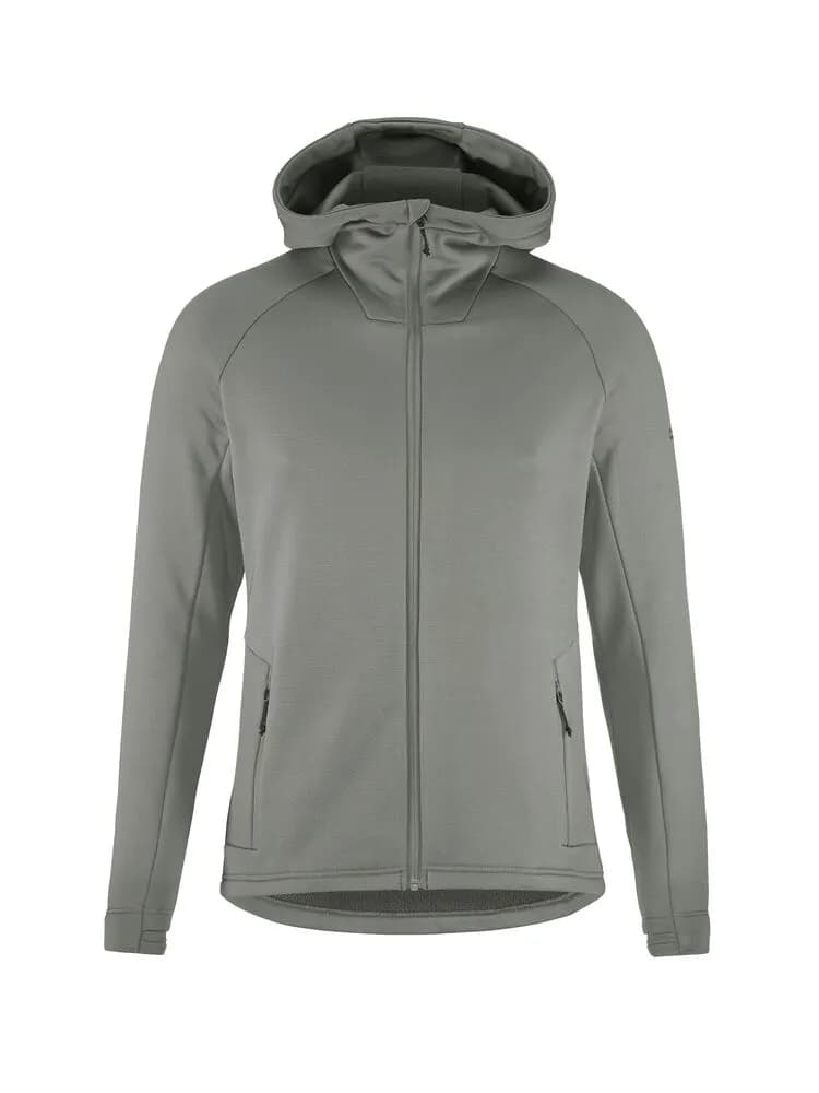 Adv Explore Power Fleece Hood Jkt M - Leaf