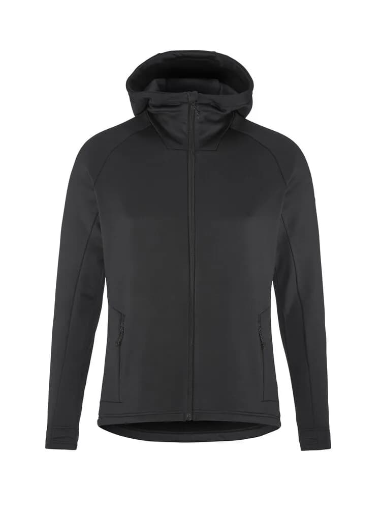 Adv Explore Power Fleece Hood Jkt M - Black