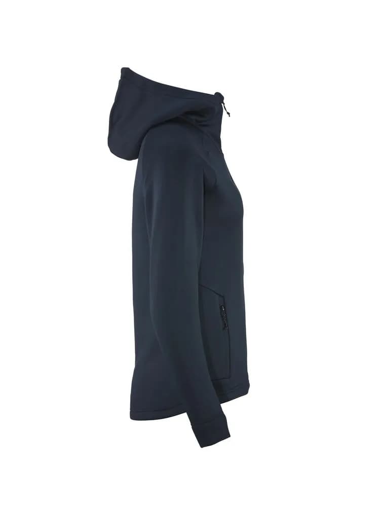 Adv Explore Power Fleece Hood Jkt W - Blaze