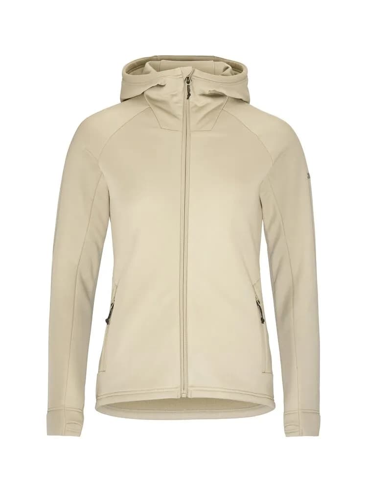 Adv Explore Power Fleece Hood Jkt W - Hay