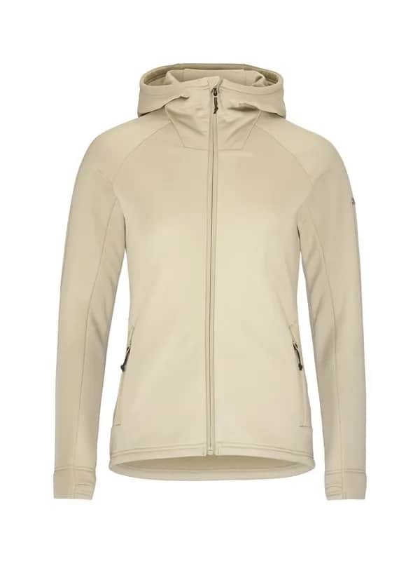 Adv Explore Power Fleece Hood Jkt W - Hay