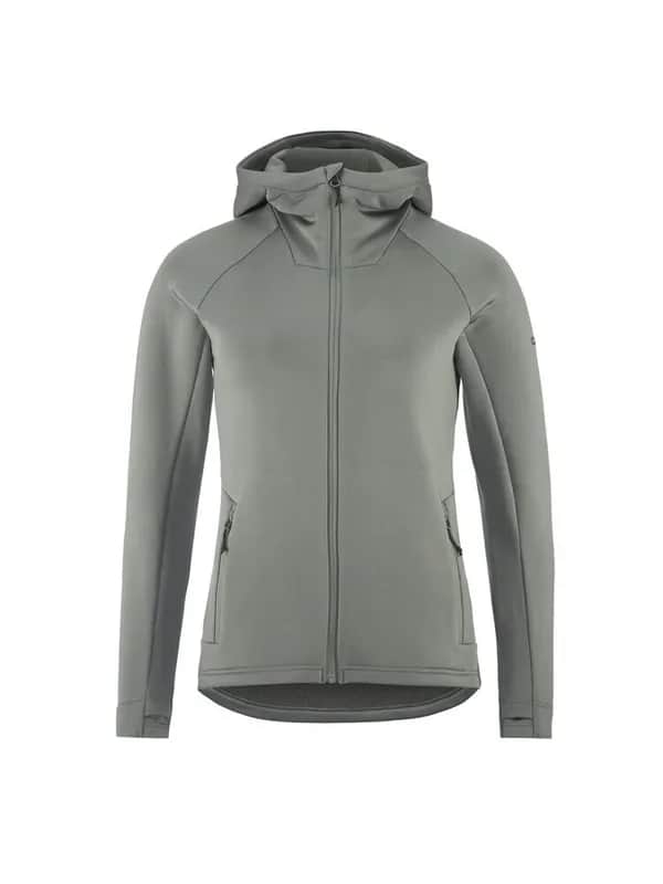 Adv Explore Power Fleece Hood Jkt W - Leaf