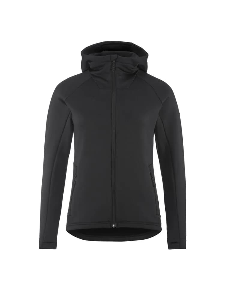Adv Explore Power Fleece Hood Jkt W - Black