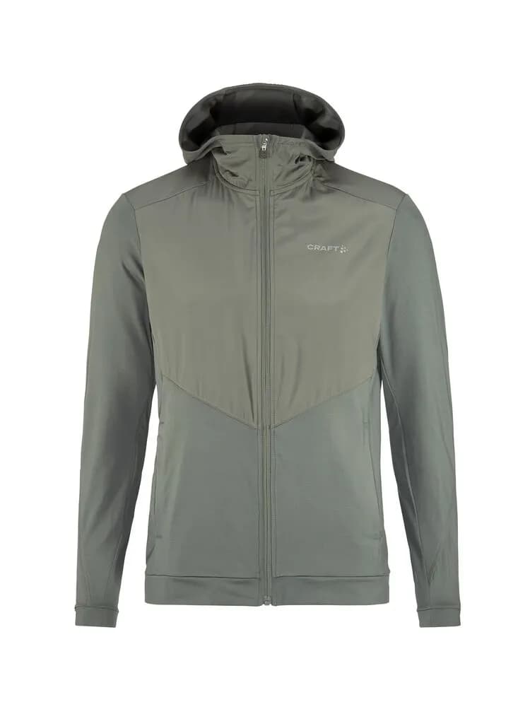 Adv Essence Jersey Hood Jkt 2 M - Leaf