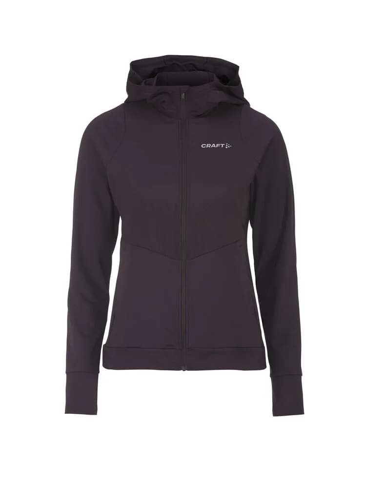 Adv Essence Jersey Hood Jacket 2 W - Dk Plum