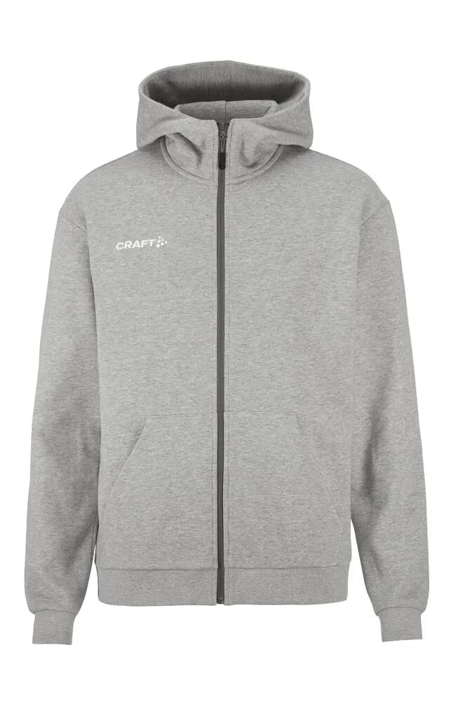 Community 2.0 Logo Fz Hoodie M - Grey Melange